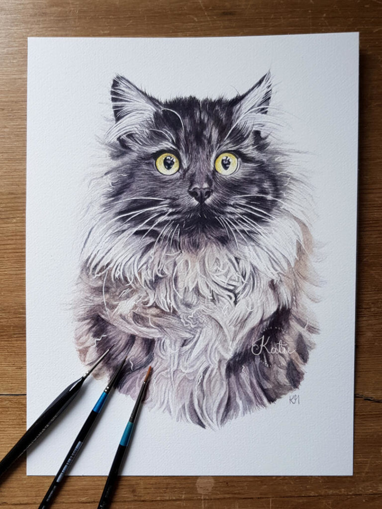 Watercolour Cat